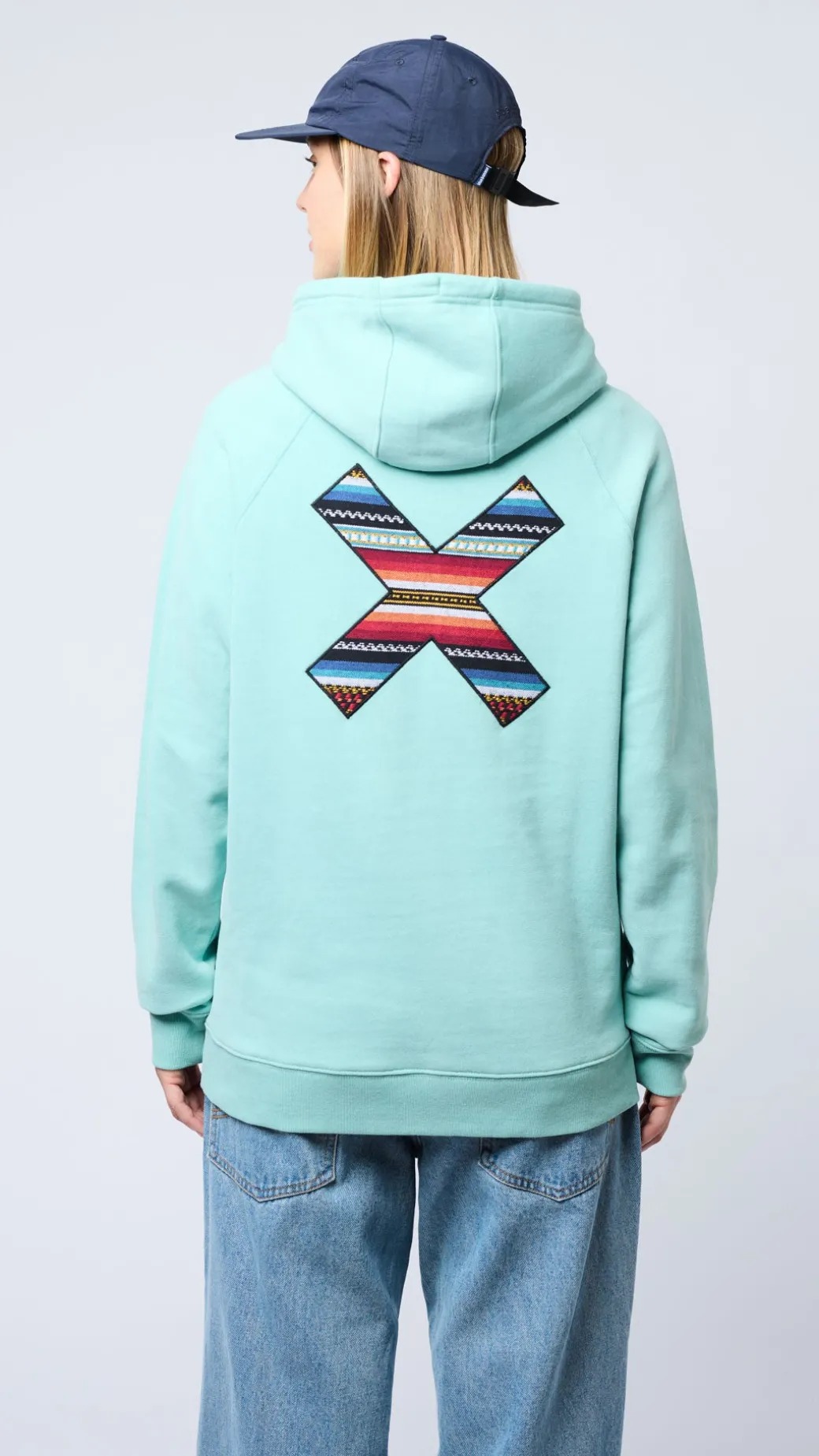 SUDADERA CON CAPUCHA CLASSIC ACQUA