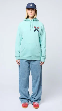 SUDADERA CON CAPUCHA CLASSIC ACQUA