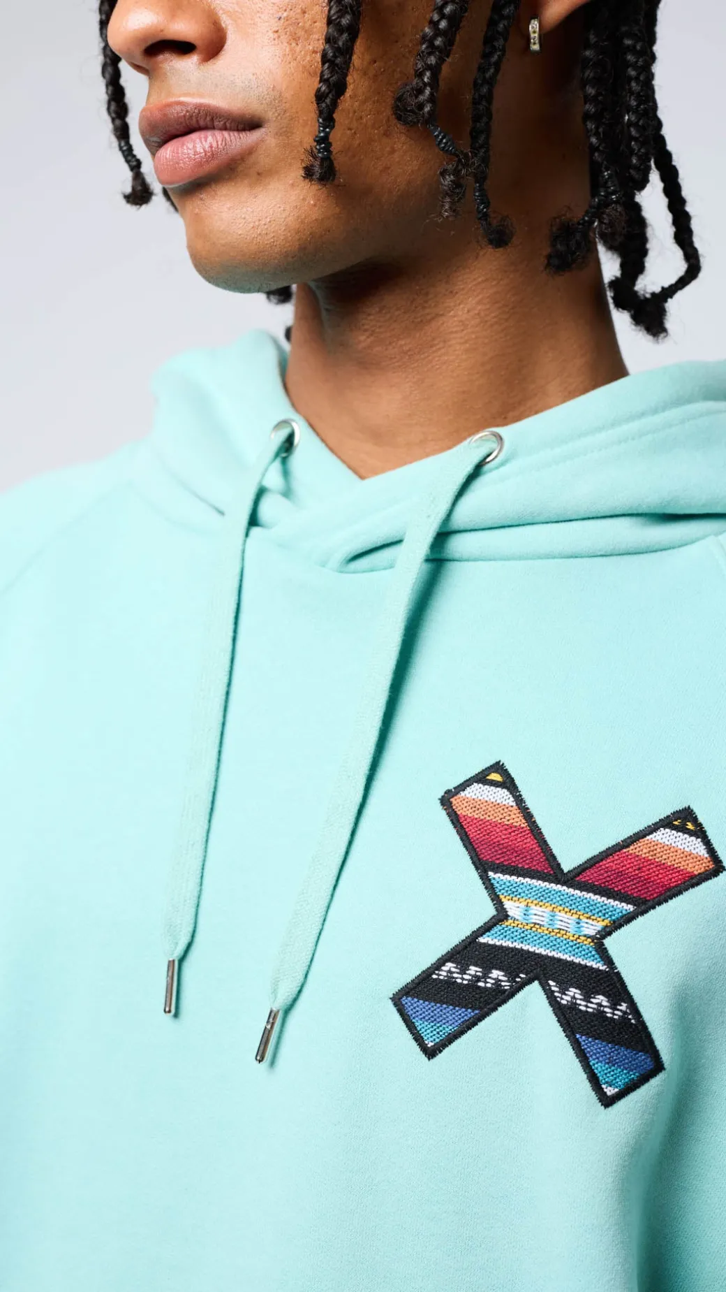 SUDADERA CON CAPUCHA CLASSIC ACQUA