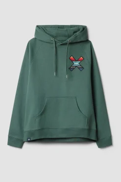 SUDADERA CON CAPUCHA CLASSIC TREKKING GREEN