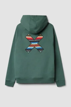 SUDADERA CON CAPUCHA CLASSIC TREKKING GREEN