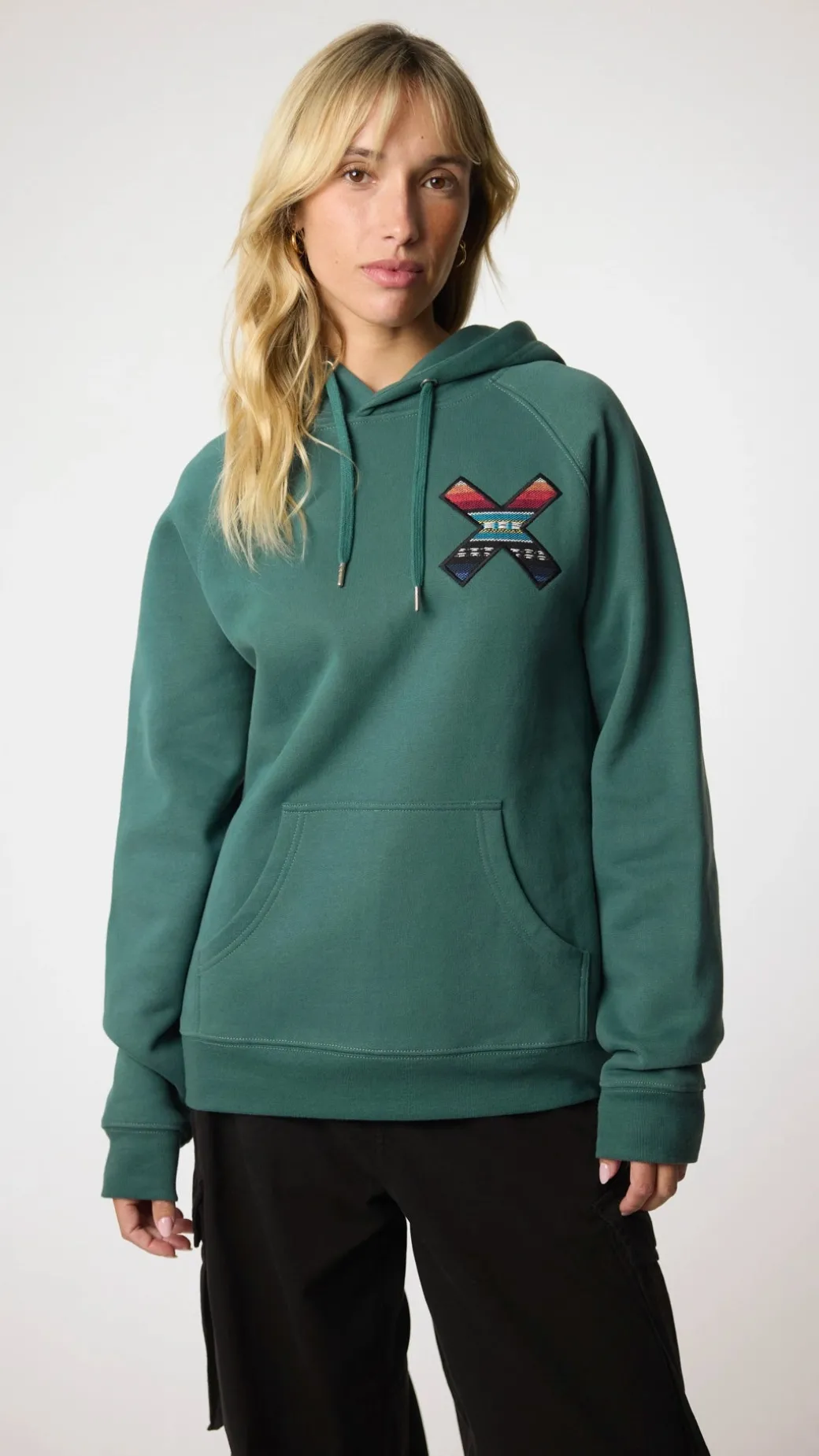 SUDADERA CON CAPUCHA CLASSIC TREKKING GREEN