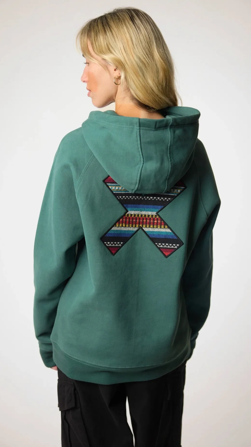 SUDADERA CON CAPUCHA CLASSIC TREKKING GREEN