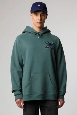 SUDADERA CON CAPUCHA CLASSIC TREKKING GREEN