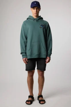 SUDADERA CON CAPUCHA CLASSIC TREKKING GREEN