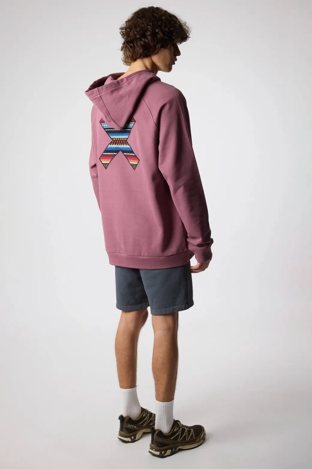 SUDADERA CON CAPUCHA CLASSIC BERRY
