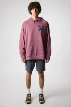SUDADERA CON CAPUCHA CLASSIC BERRY