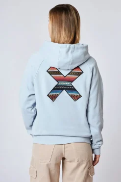 SUDADERA CON CAPUCHA CLASSIC ICE BLUE