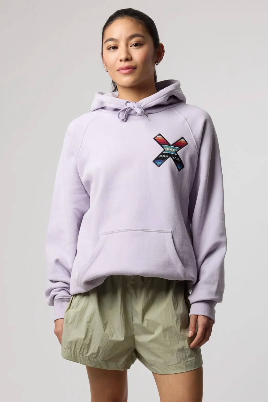 SUDADERA CON CAPUCHA CLASSIC LIGHT LILAC