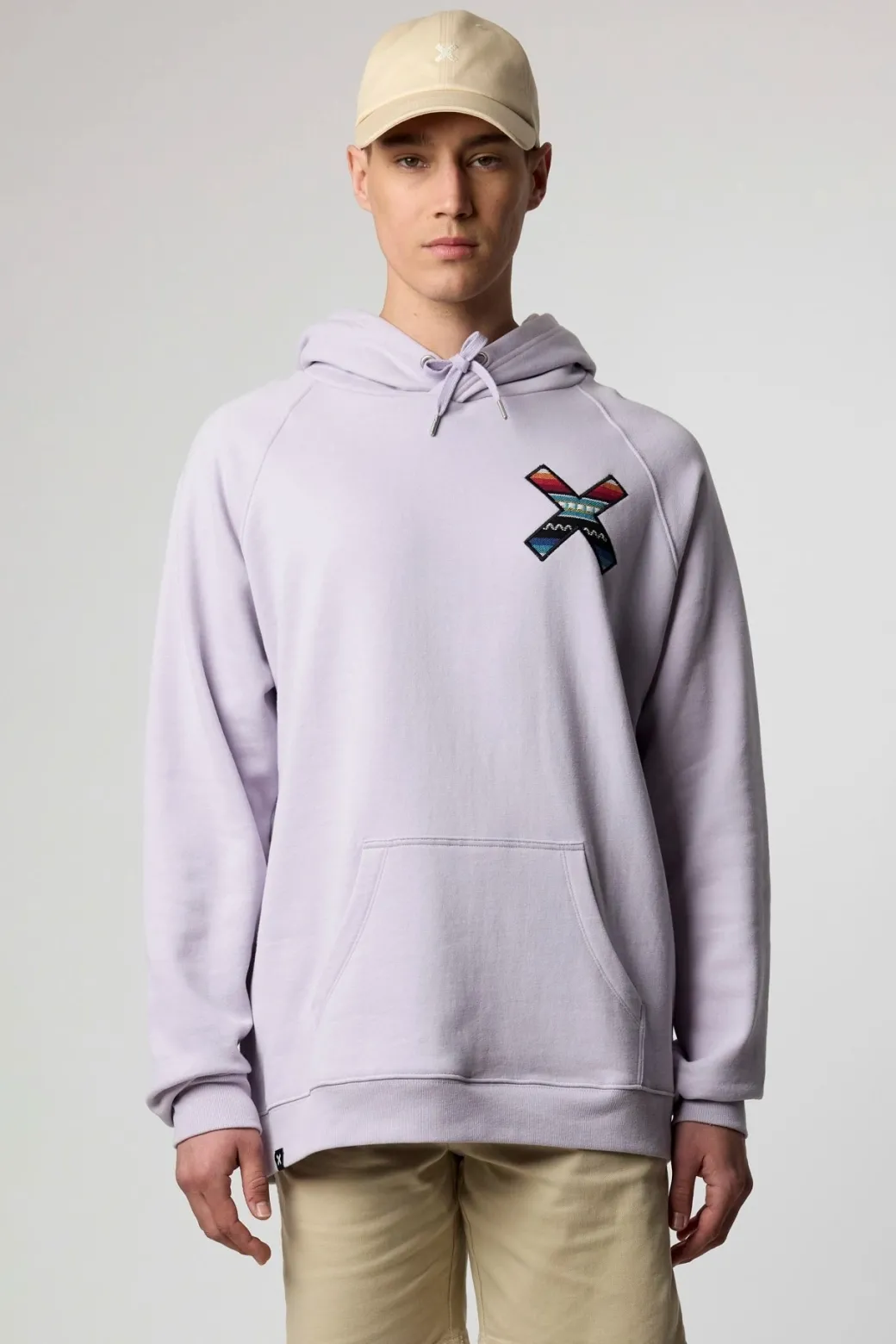 SUDADERA CON CAPUCHA CLASSIC LIGHT LILAC