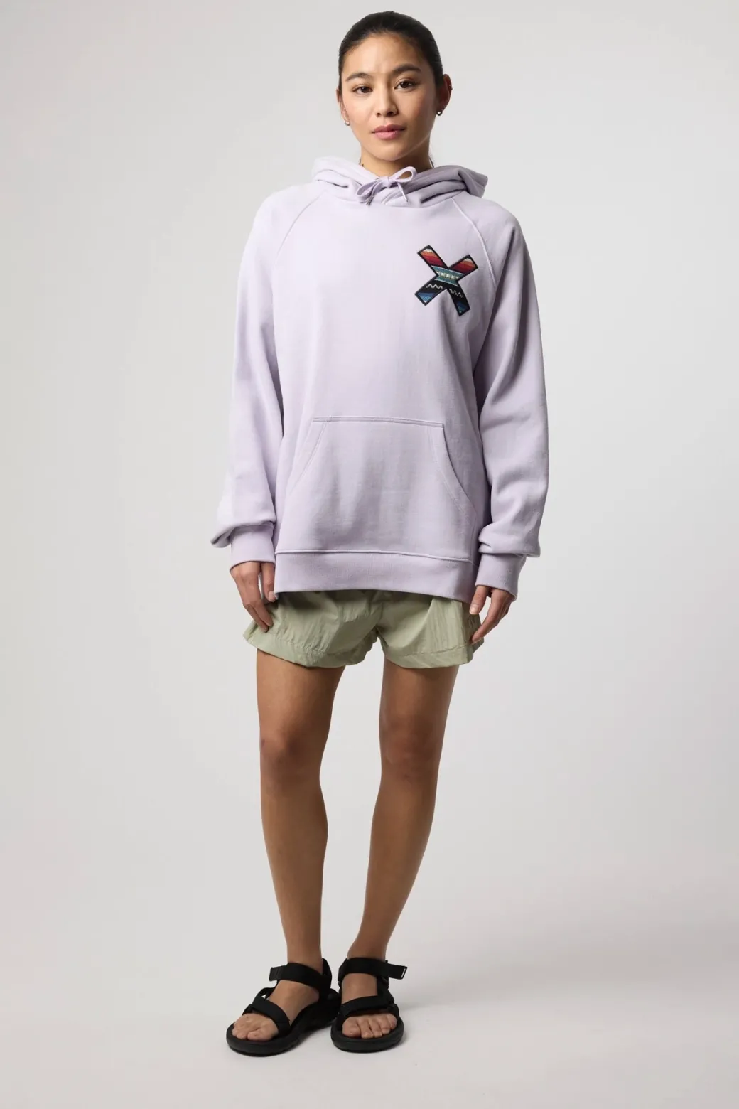 SUDADERA CON CAPUCHA CLASSIC LIGHT LILAC