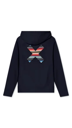 SUDADERA CON CAPUCHA CLASSIC AZUL MARINO
