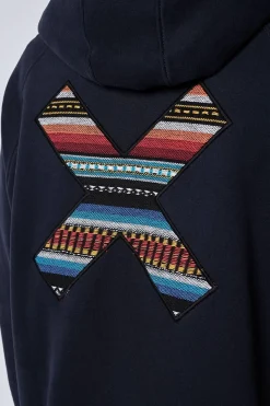 SUDADERA CON CAPUCHA CLASSIC AZUL MARINO