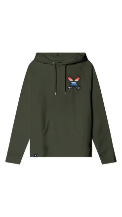 SUDADERA CON CAPUCHA CLASSIC CAQUI