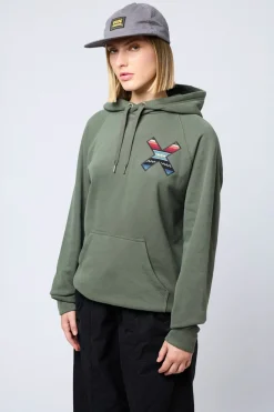 SUDADERA CON CAPUCHA CLASSIC CAQUI