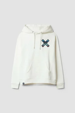 SUDADERA CON CAPUCHA CLASSIC BLANCO ROTO