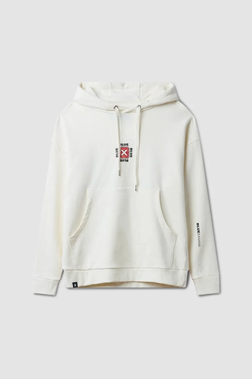 SUDADERA CON CAPUCHA FOAM BLANCO ROTO