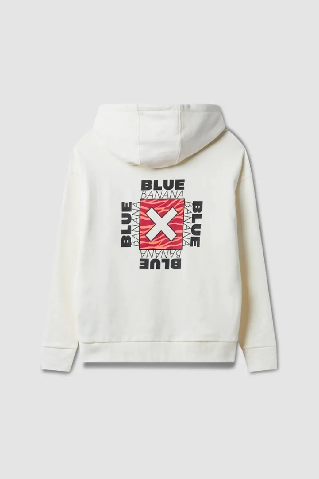 SUDADERA CON CAPUCHA FOAM BLANCO ROTO