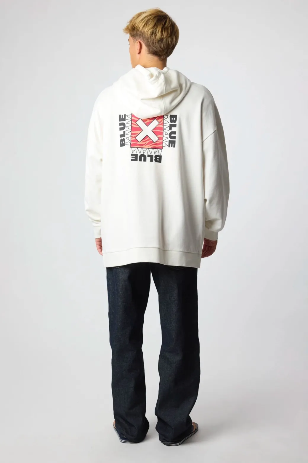 SUDADERA CON CAPUCHA FOAM BLANCO ROTO