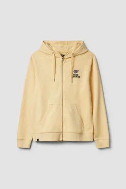 SUDADERA CON CAPUCHA FULL ZIP HARDY LIGHT YELLOW