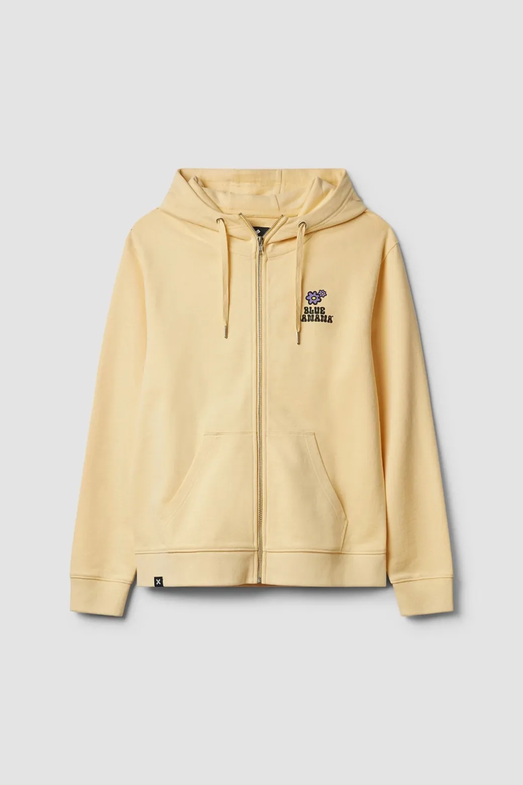 SUDADERA CON CAPUCHA FULL ZIP HARDY LIGHT YELLOW