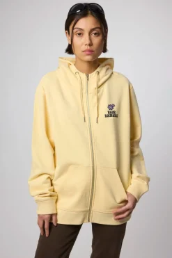 SUDADERA CON CAPUCHA FULL ZIP HARDY LIGHT YELLOW