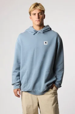 SUDADERA CON CAPUCHA ICONIC SKY BLUE