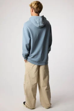 SUDADERA CON CAPUCHA ICONIC SKY BLUE