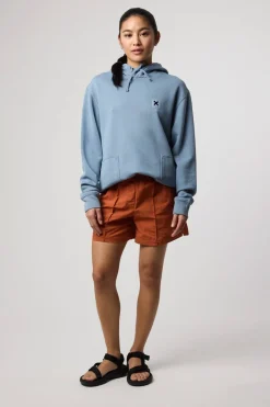 SUDADERA CON CAPUCHA ICONIC SKY BLUE