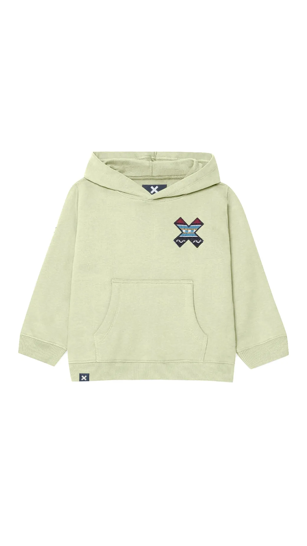 SUDADERA CON CAPUCHA KIDS CLASSIC PISTACHO