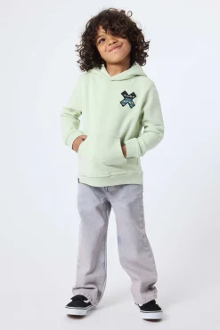 SUDADERA CON CAPUCHA KIDS CLASSIC PISTACHO