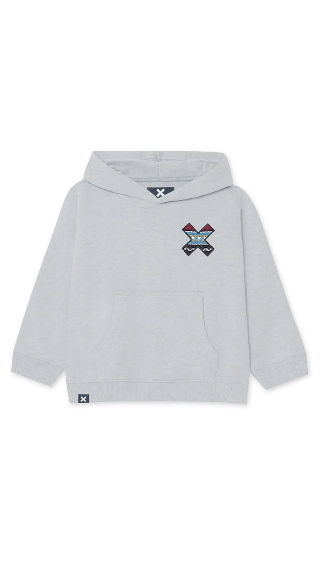 SUDADERA CON CAPUCHA KIDS CLASSIC LIGHT GREY MELANGE