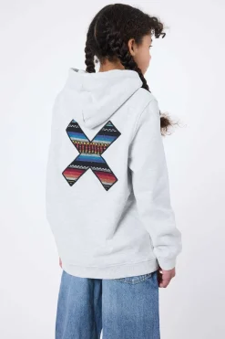 SUDADERA CON CAPUCHA KIDS CLASSIC LIGHT GREY MELANGE
