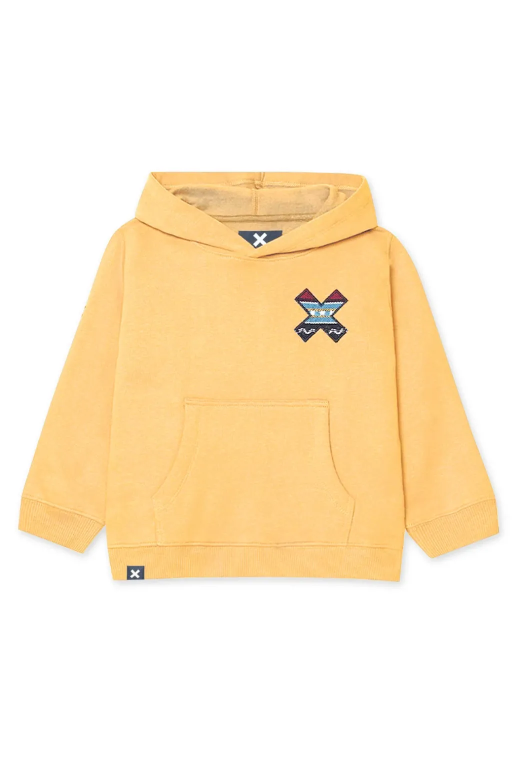 SUDADERA CON CAPUCHA KIDS CLASSIC AMARILLO CLARO