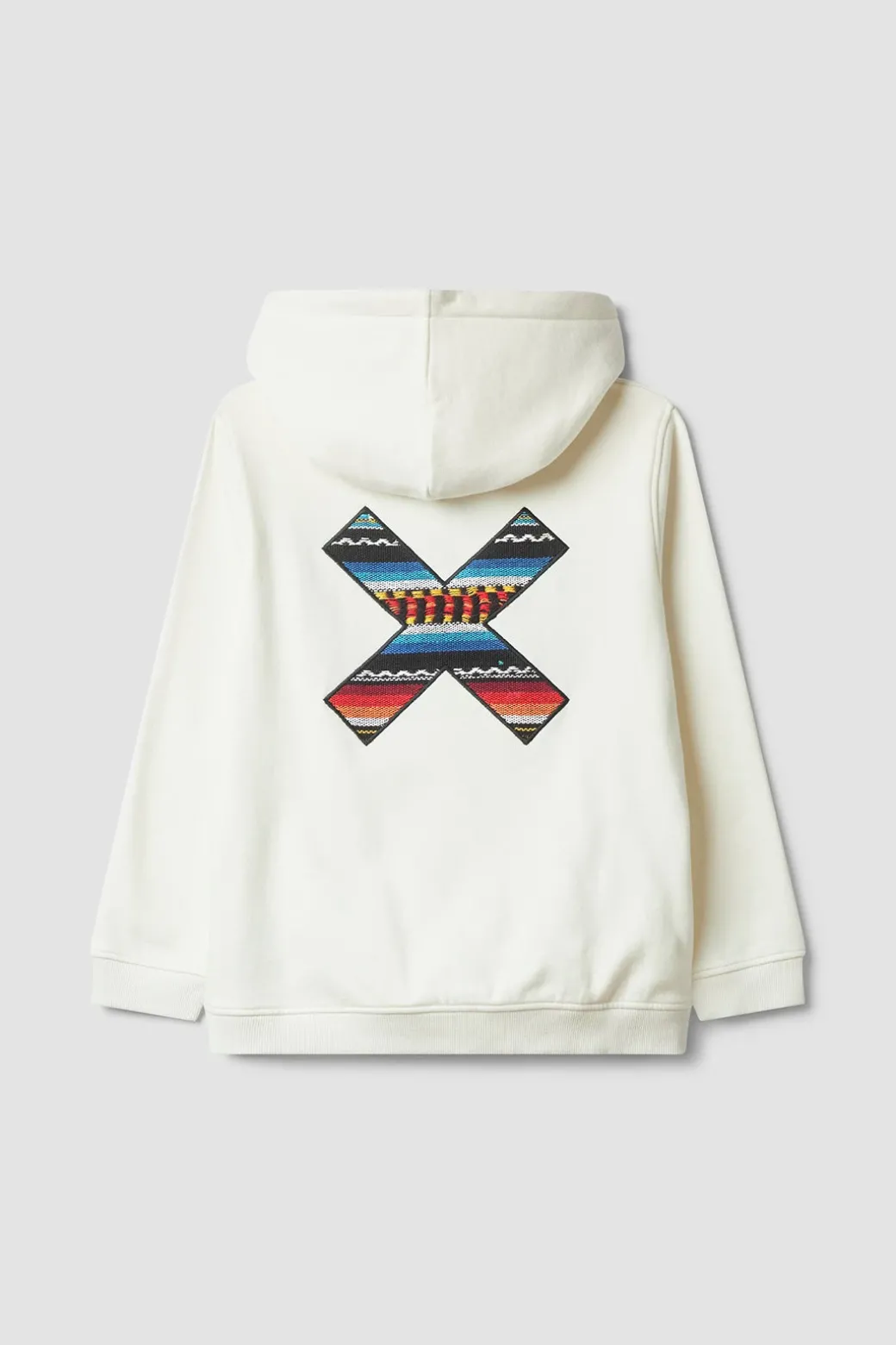 SUDADERA CON CAPUCHA KIDS CLASSIC BLANCO ROTO