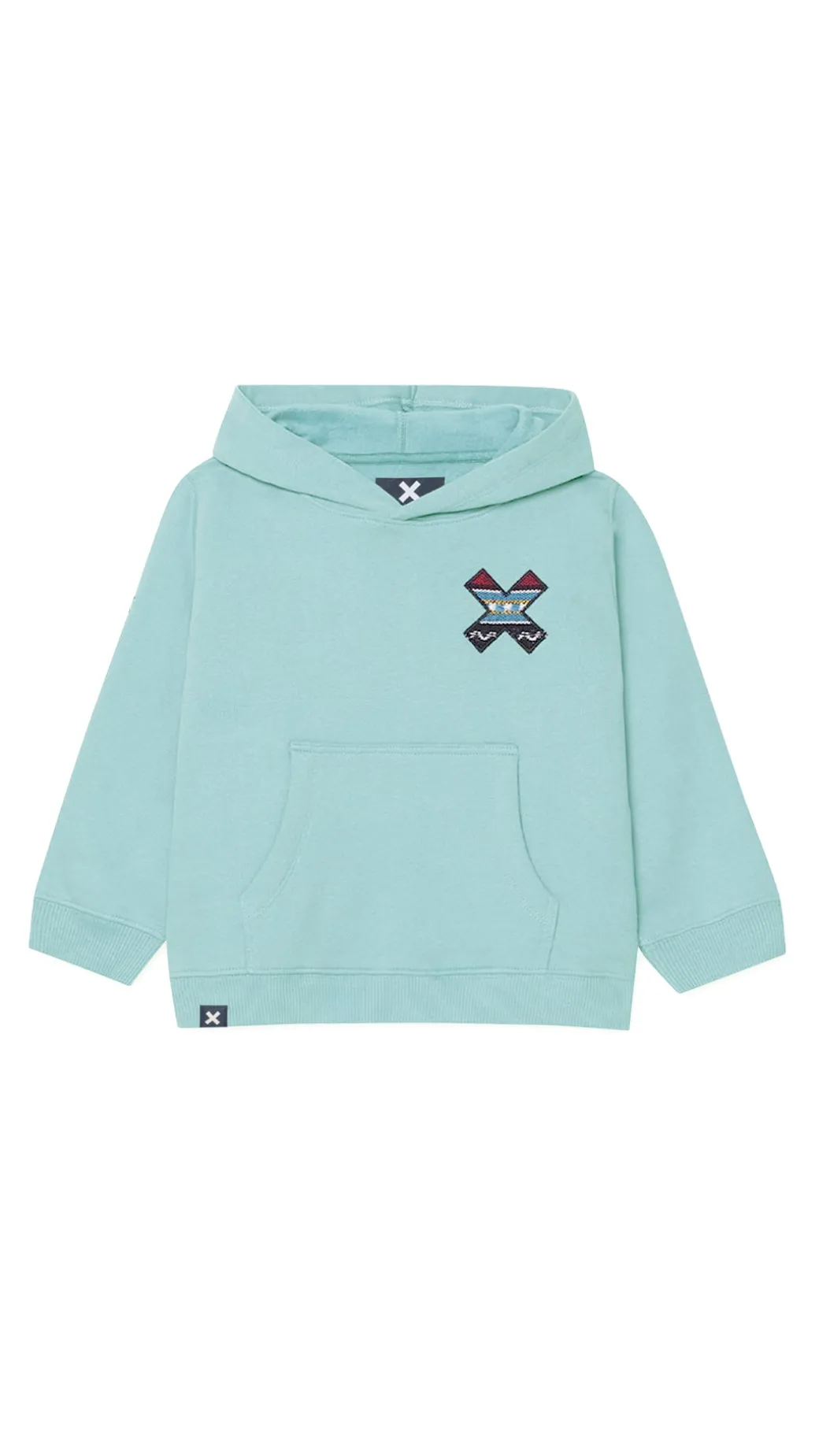 SUDADERA CON CAPUCHA KIDS CLASSIC ACQUA