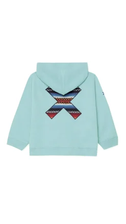 SUDADERA CON CAPUCHA KIDS CLASSIC ACQUA