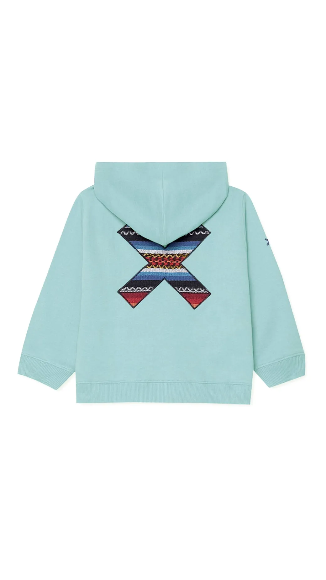 SUDADERA CON CAPUCHA KIDS CLASSIC ACQUA