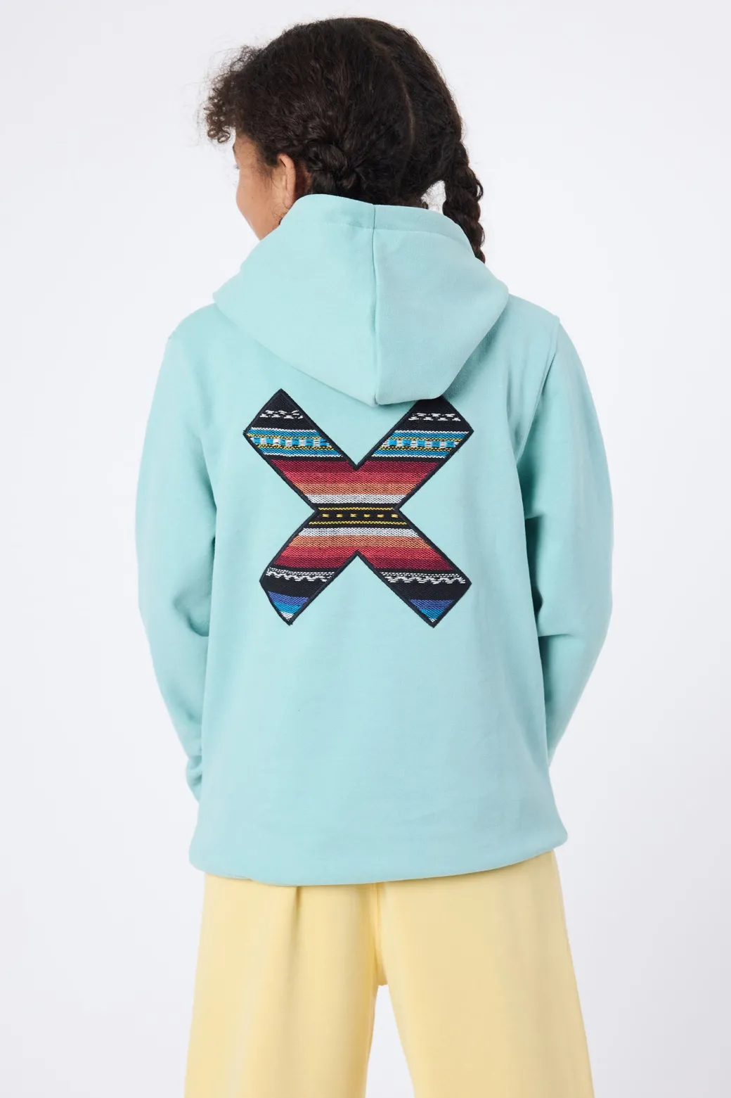 SUDADERA CON CAPUCHA KIDS CLASSIC ACQUA