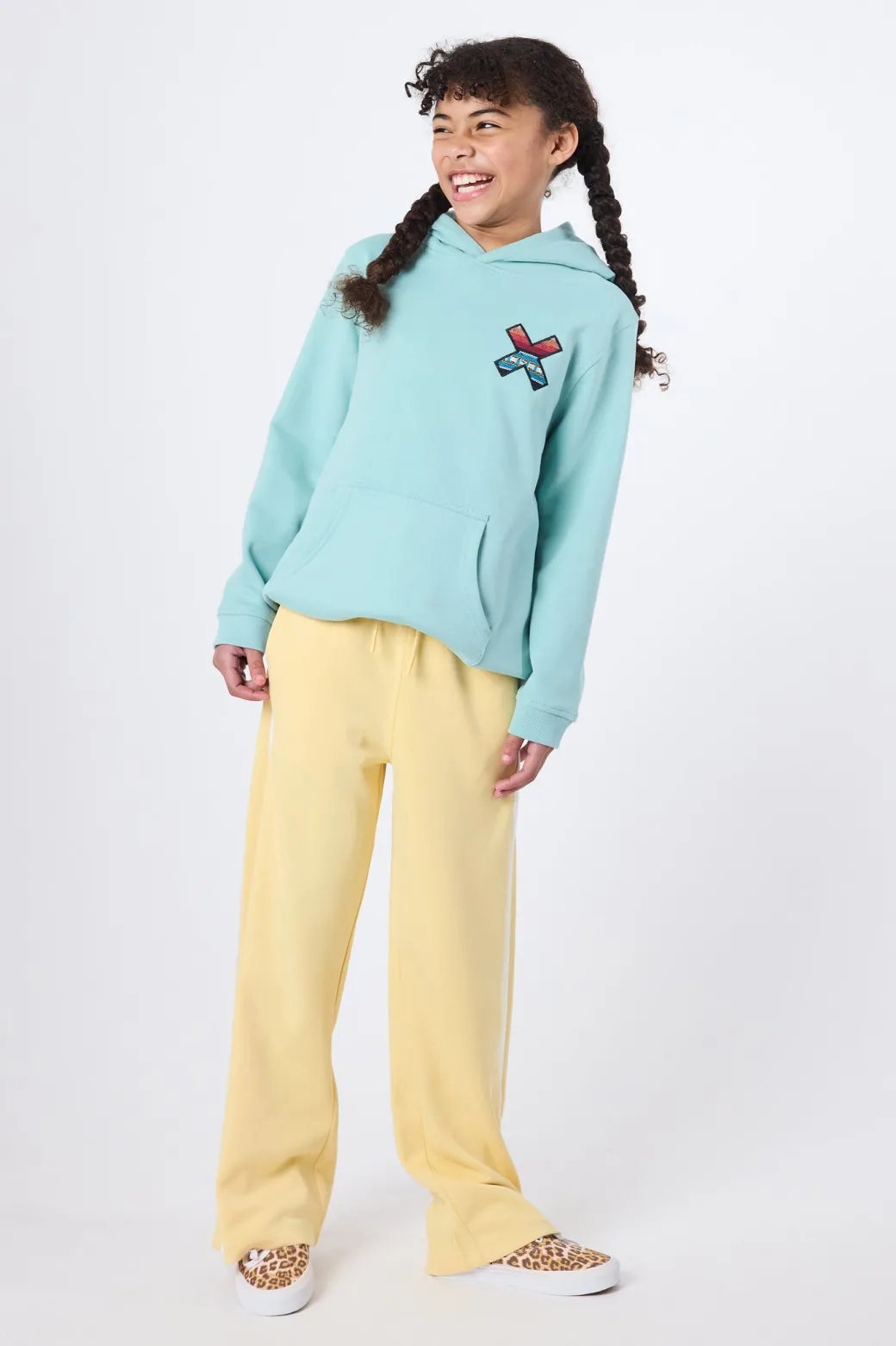 SUDADERA CON CAPUCHA KIDS CLASSIC ACQUA