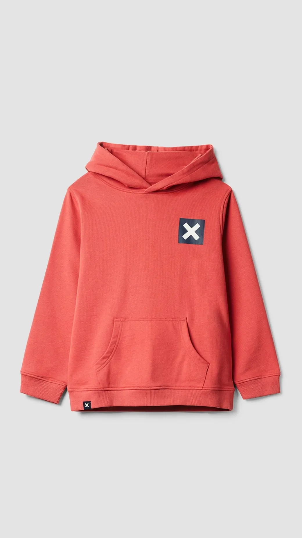 SUDADERA CON CAPUCHA KIDS NATURE ROJA