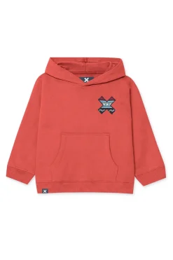 SUDADERA CON CAPUCHA KIDS CLASSIC ROJA
