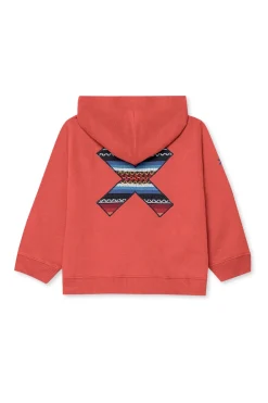 SUDADERA CON CAPUCHA KIDS CLASSIC ROJA