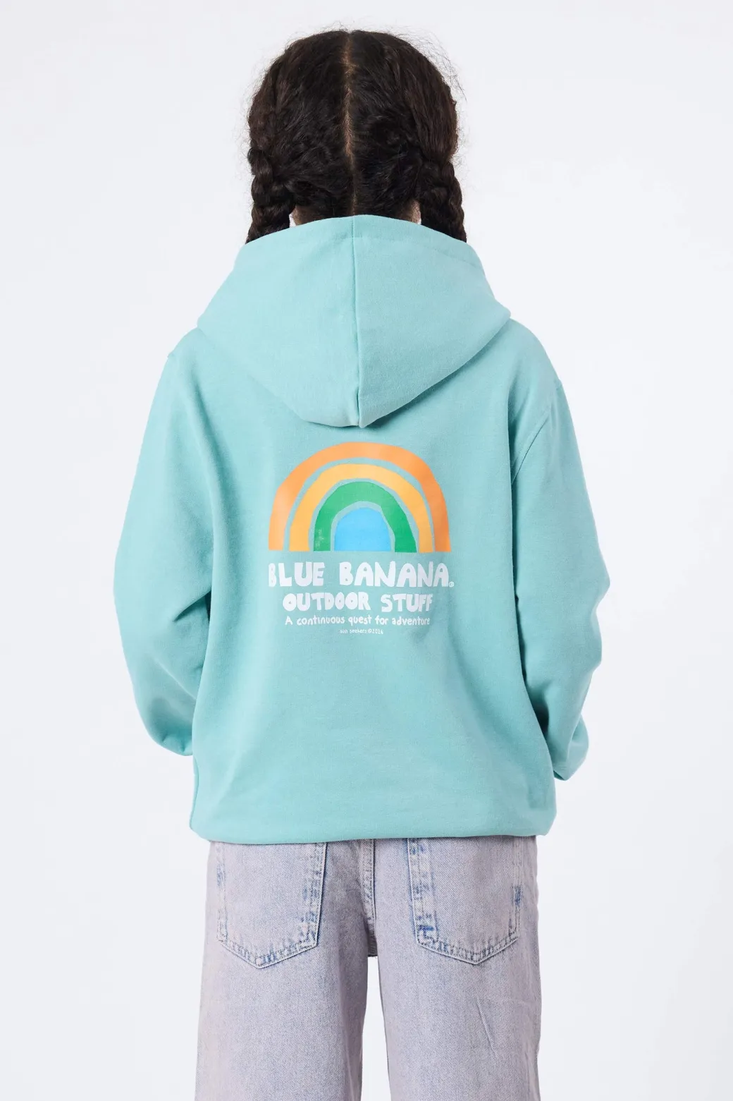 SUDADERA CON CAPUCHA KIDS RAINBOW ACQUA