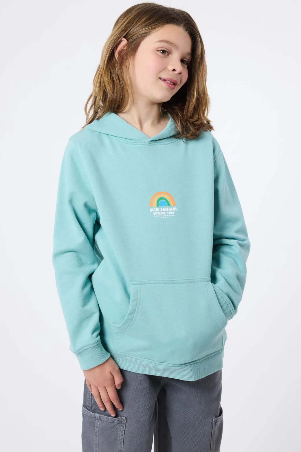 SUDADERA CON CAPUCHA KIDS RAINBOW ACQUA