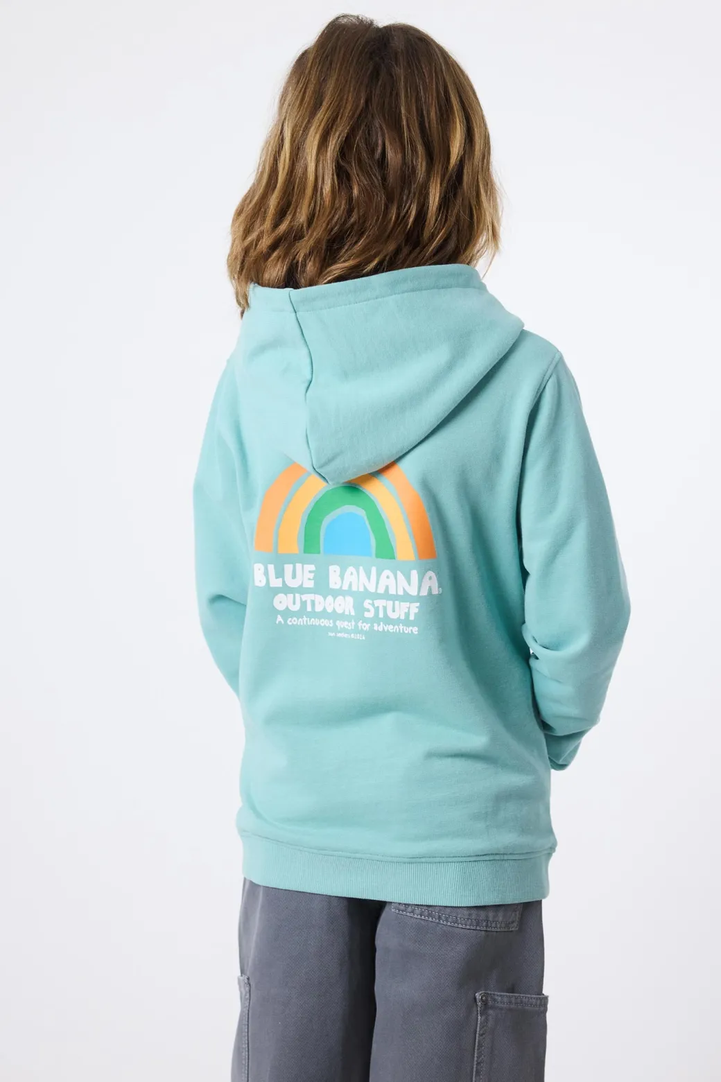 SUDADERA CON CAPUCHA KIDS RAINBOW ACQUA
