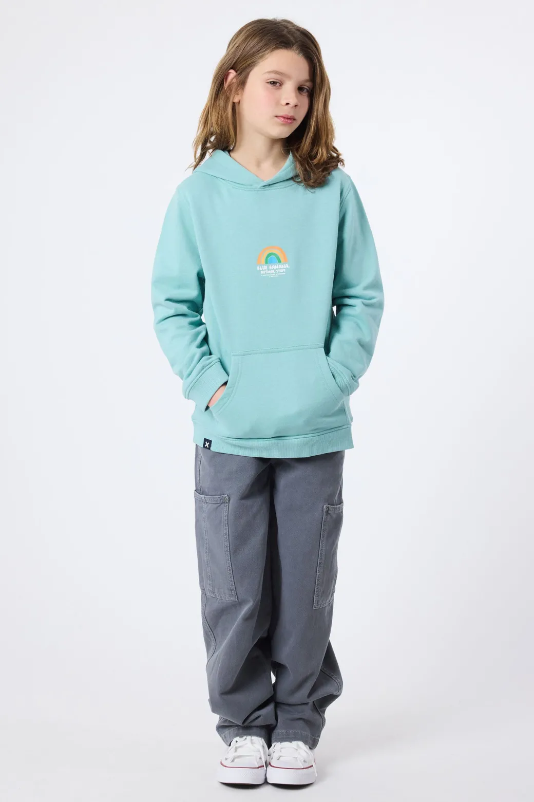 SUDADERA CON CAPUCHA KIDS RAINBOW ACQUA