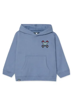 SUDADERA CON CAPUCHA KIDS CLASSIC SKY BLUE