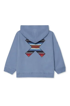 SUDADERA CON CAPUCHA KIDS CLASSIC SKY BLUE