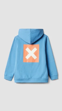 SUDADERA CON CAPUCHA KIDS NATURE JAY BLUE
